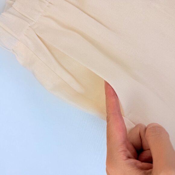 NWT Banana Republic Linen Blend Pull-On Pants Pockets (Women’s M) - Picture 6 of 10